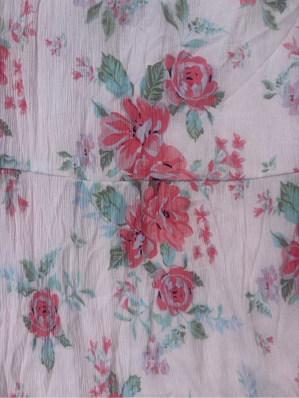 AGB - Light Pink Skirt with Subtle Floral Detail - Size Large - Picture 2 of 4